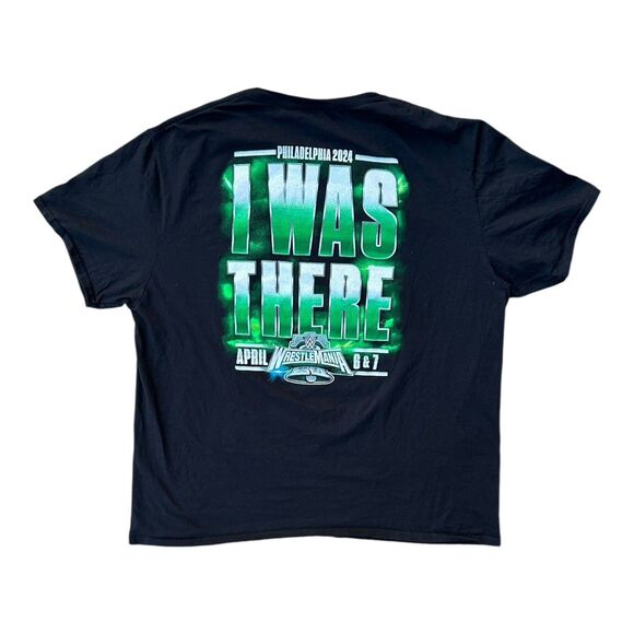 WWE WrestleMania 40 Philadelphia 2024 T-Shirt 3XL Wrestling Graphic Tee - Picture 2 of 5